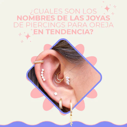 Tendencias en joyería para piercings de oreja