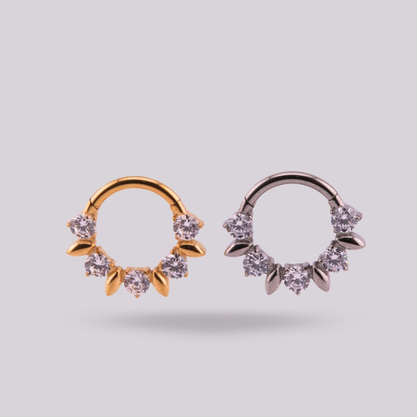 Cefiro Hoop – Implant‑Grade Titanium Daith & Septum Clicker