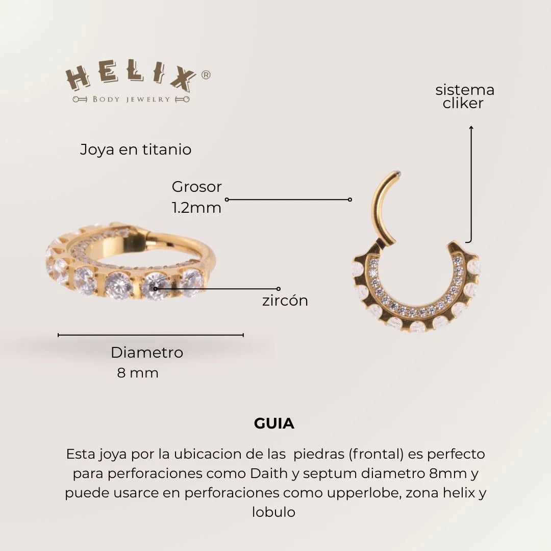 Aro Clicker Radiance en Titanio