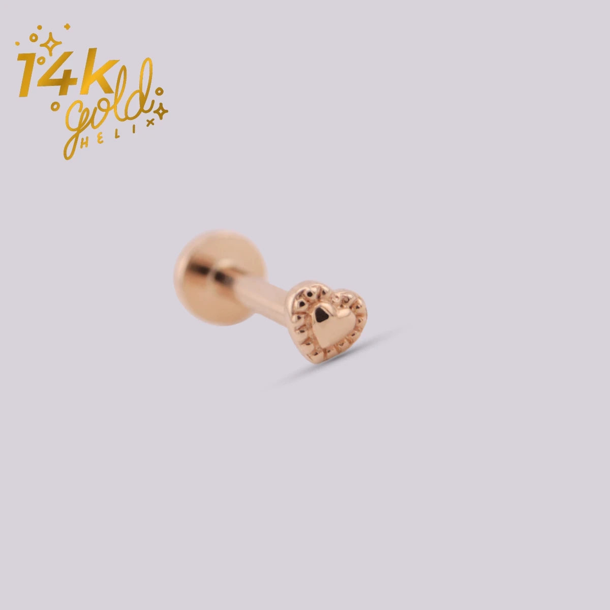 Labret Corazón Luxury Oro 14K