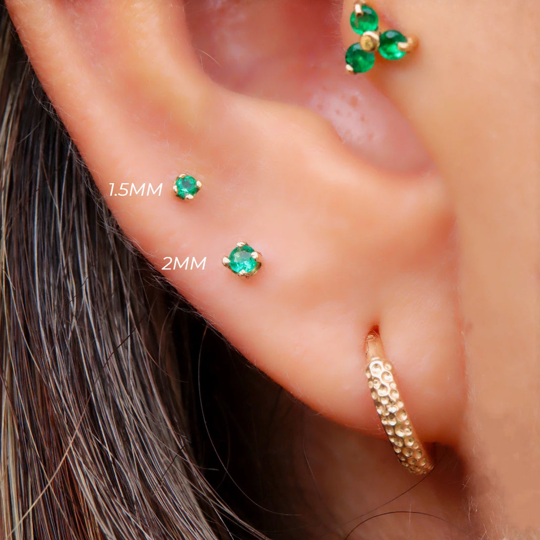 piercing en oro 18k para Oreja
