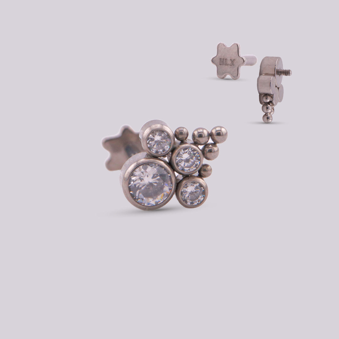 Labret Strong en Titanio