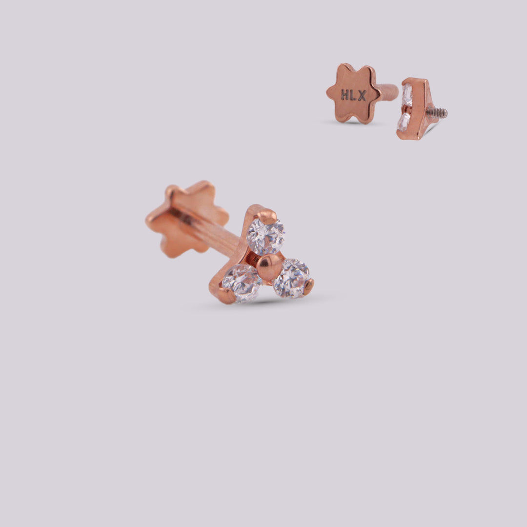 Titanium Jewel with internal thread system TIFY