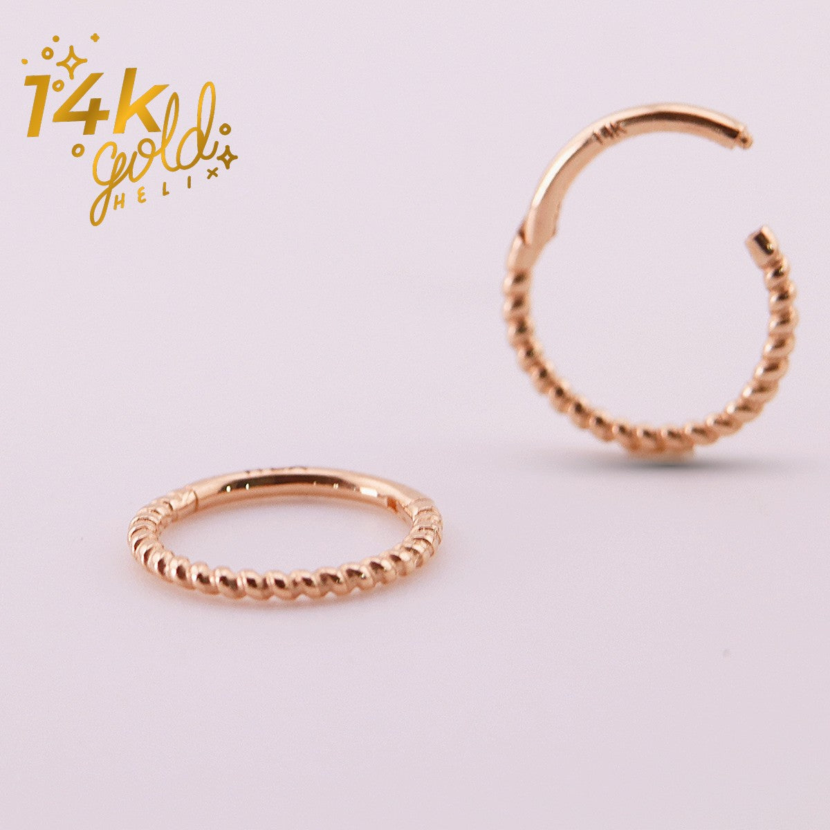 Nostril Luxury Braid en Oro 14K