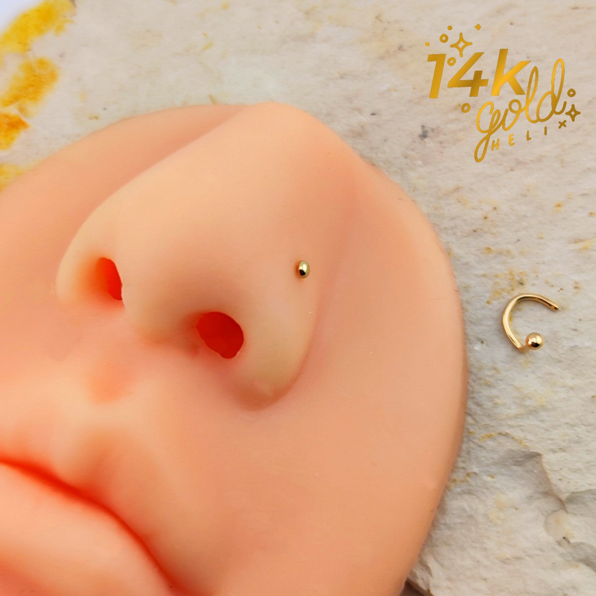 Nostril Spiral Oro 14K